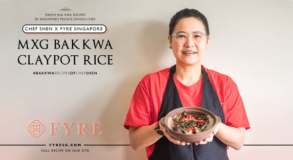 MXG Bak Kwa Claypot Rice